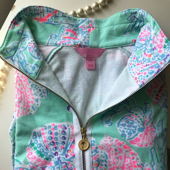 Lilly Pulitzer Minty Fresh Popover size XXS - Picture 4 of 8